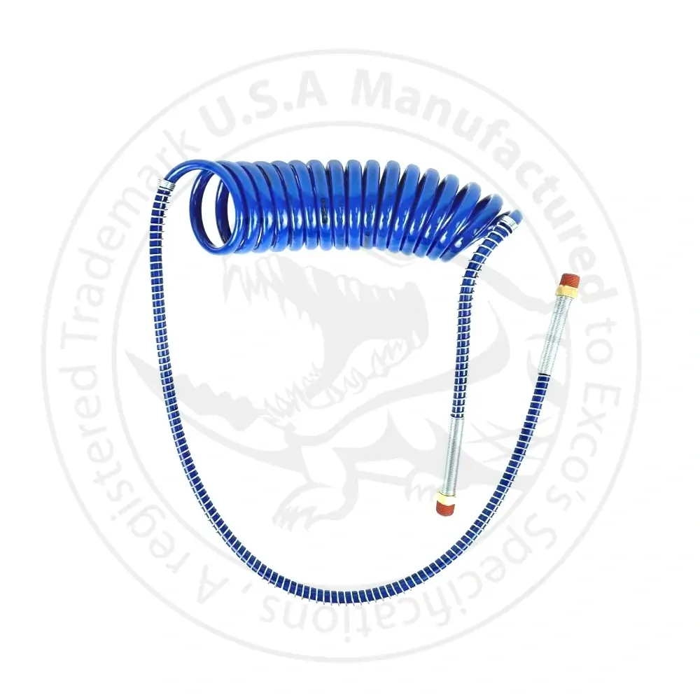 Picture of COILED NYLON TUBING- SINGLE BLUE COLOR