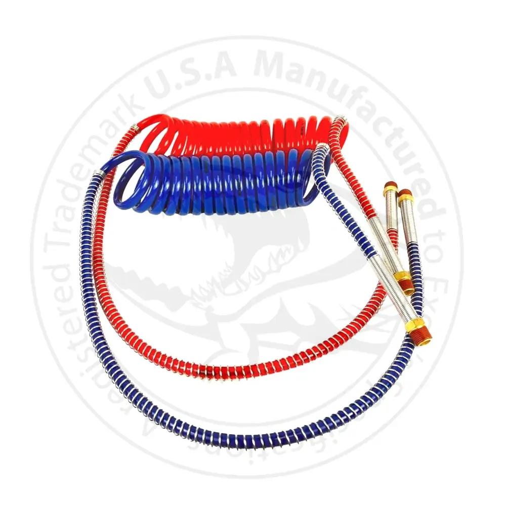 Picture of COILED NYLON TUBING- SET BLUE AND RED COLOR