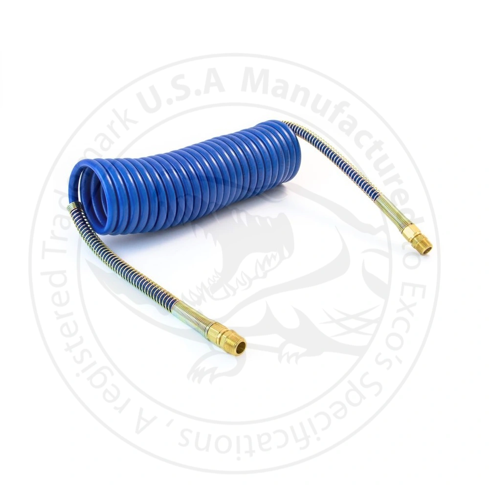 Picture of COILED NYLON TUBING- SINGLE BLUE COLOR