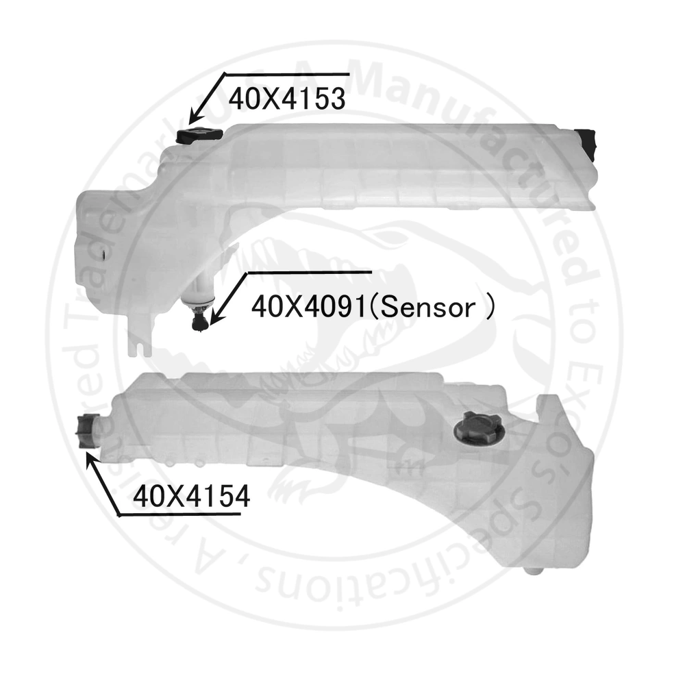 Picture of 40X4004 - VOLVO COOLANT RESERVOIR